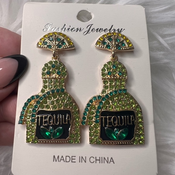 Tequila Bottle Earrings - Picture 5 of 5